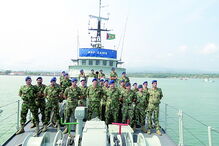 São Tomé e Príncipe ‘NRP Zaire’ e a respetiva guarnição estão nas águas do atlântico para ajudar a Guarda Costeira    