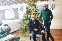 Manuel Luís Goucha e o marido Rui Oliveira