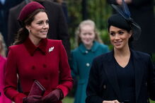 Kate e Meghan surgem lado a lado no dia de Natal e afastam rumores