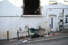 Explosão de gás seguida de incêndio em habitação em Albufeira