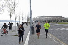 Zona ribeirinha do Cais do Sodré, em Lisboa