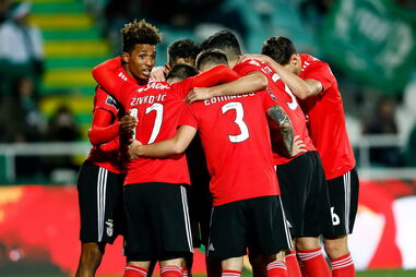 Benfica joga contra o Vitória de Setúbal no Estádio do Bonfim	