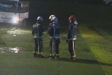 Helicóptero do INEM cai em Valongo