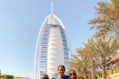 Nuno Gomes com a mulher, Patrícia, e os filhos Nuno e Laura  