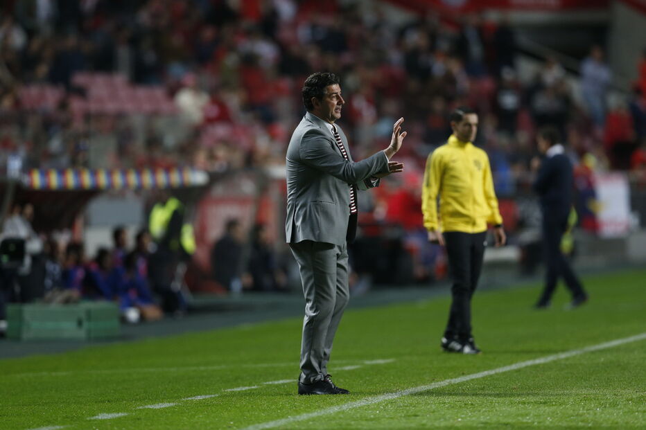 Rui Vitória no jogo Benfica - Feirense