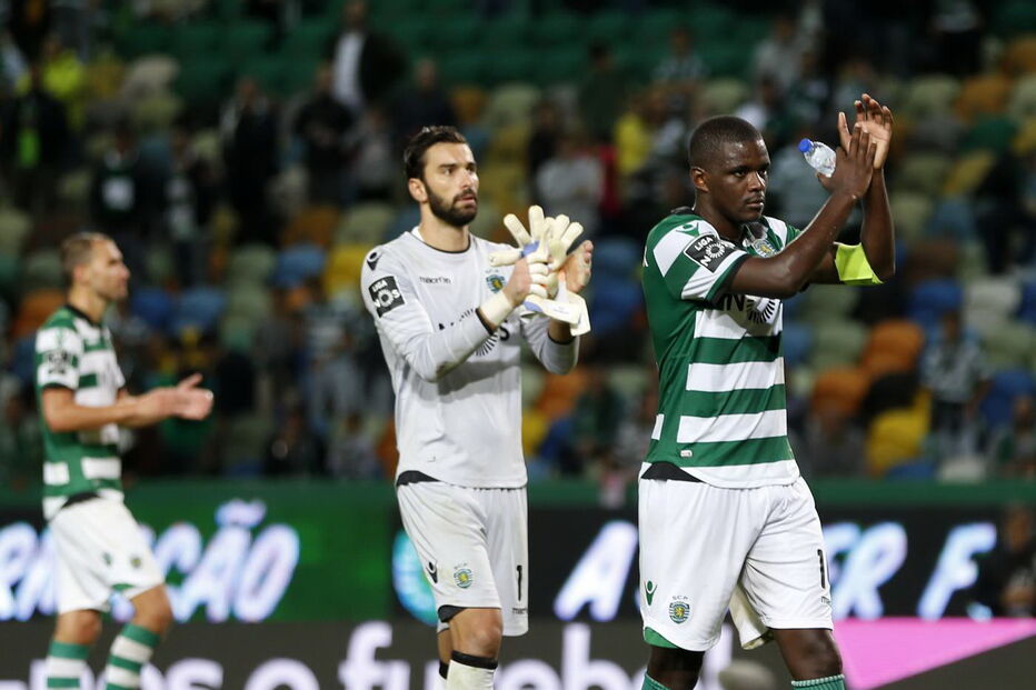 William Carvalho e Rui Patrício ao serviço do Sporting
