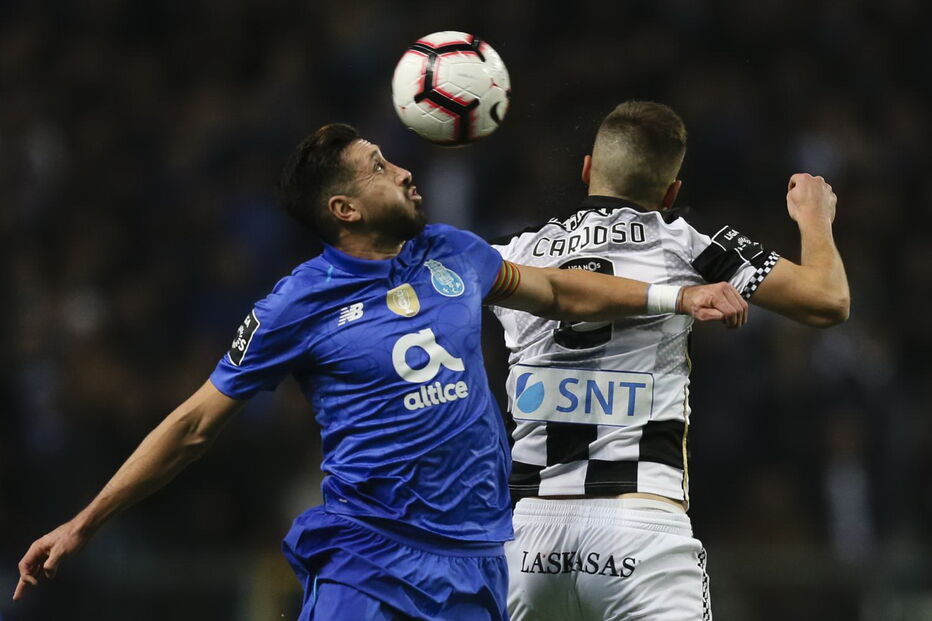  Jogadores em ação no dérbi entre Boavista e FC Porto