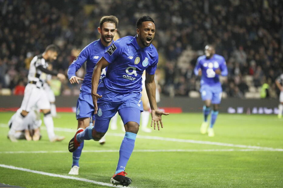 Hernâni celebra o golo da vitória 