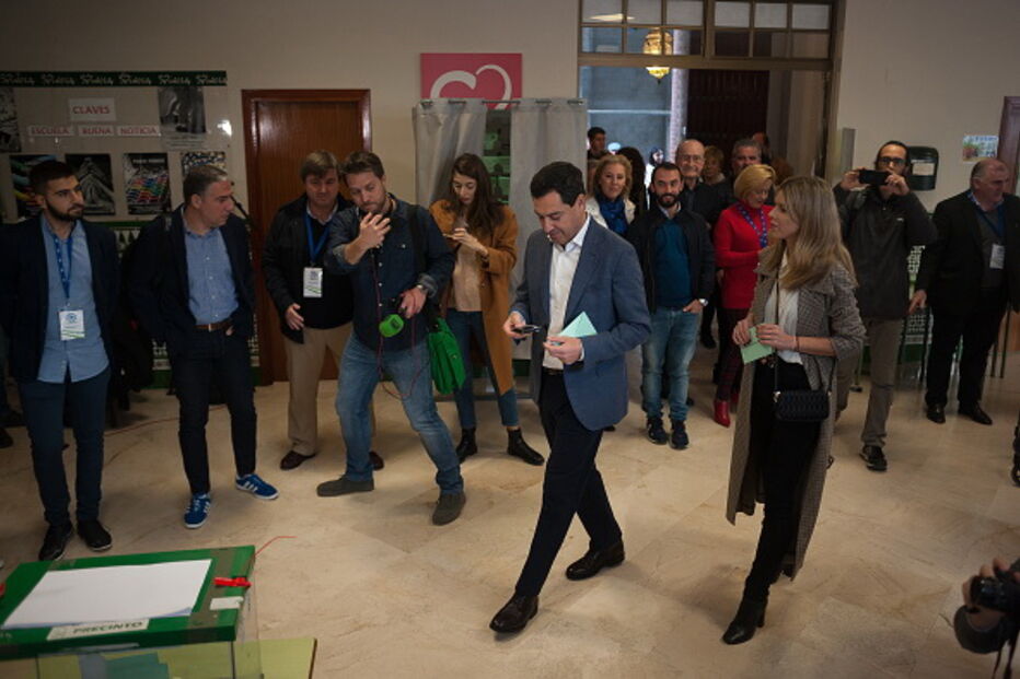 O líder do Partido Popular de Andaluzia  