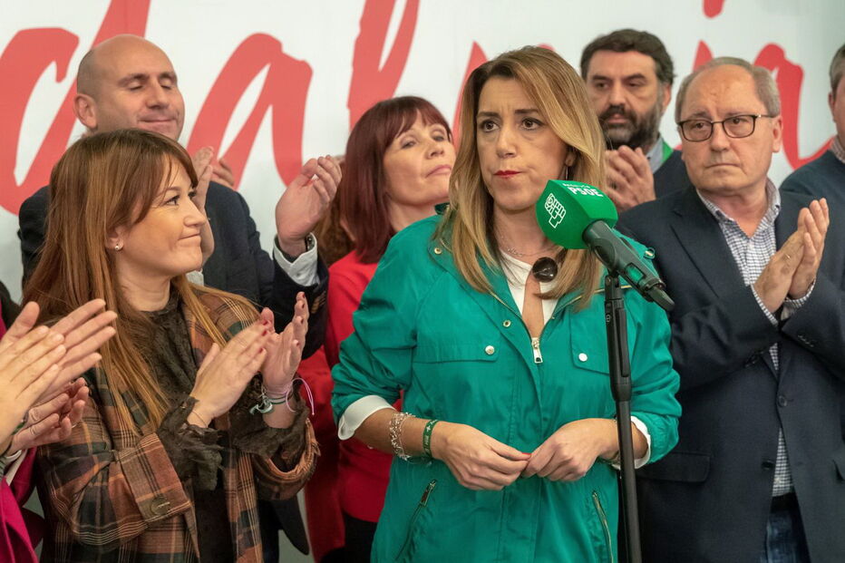 Suzana Diaz, do PSOE, ganhou as eleições regionais mas não tem maioria