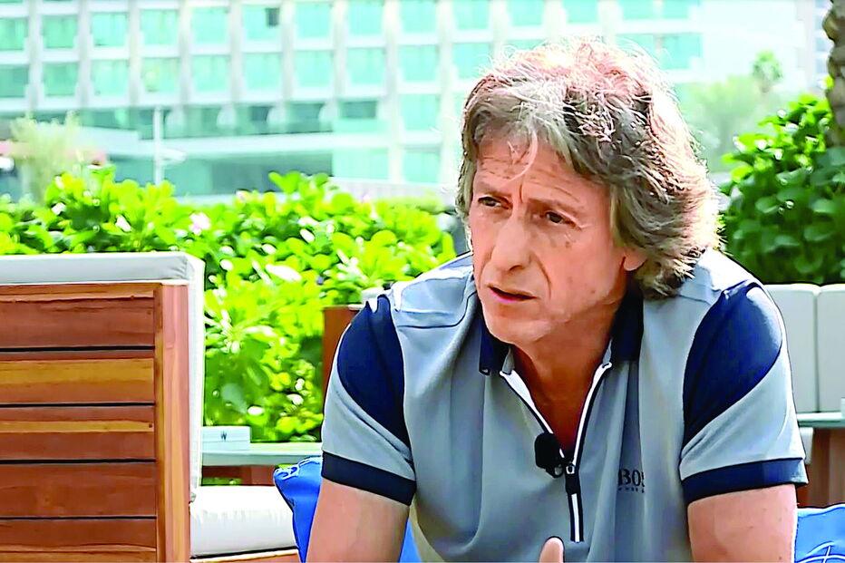 O treinador Jorge Jesus em entrevista ao CM