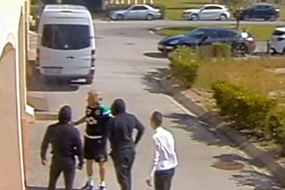 Jorge Jesus durante o ataque à Academia de Alcochete