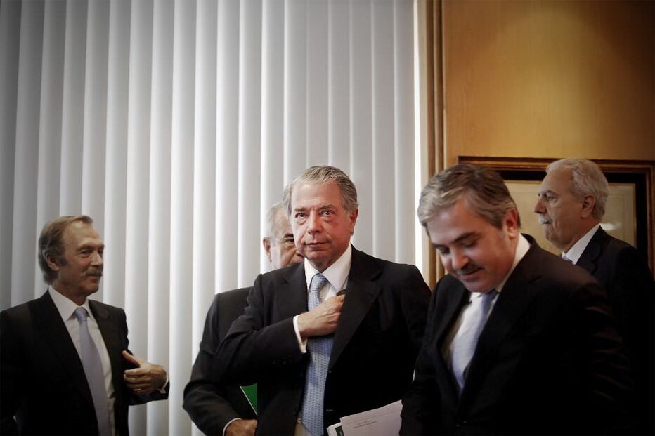 Ricardo Salgado e Morais Pires nos tempos em que administravam o BES