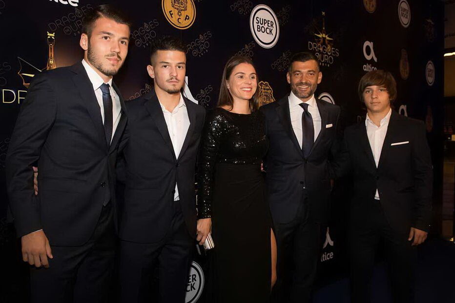 Sérgio Conceição e o filho Moisés