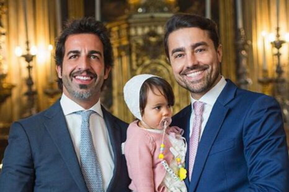 Ricardo Pereira e mulher batizam filha em cerimónia de luxo