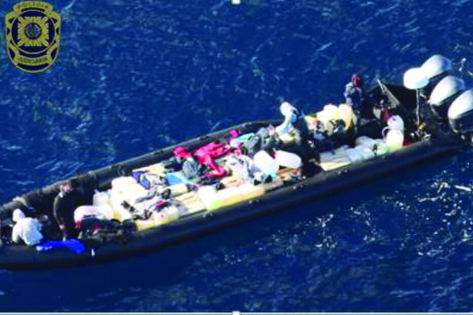 Imagens da Força Aérea dos traficantes a bordo 