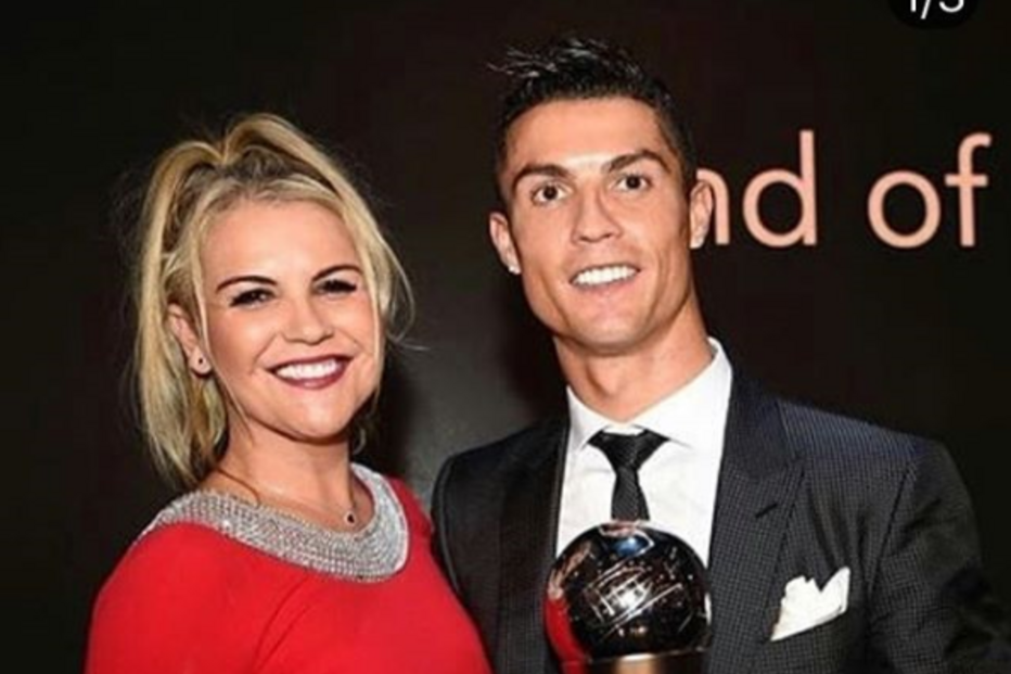 Kátia e Cristiano na gala da bola de ouro 2017