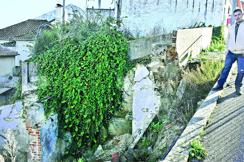 Jorge Grácio, proprietário lesado com a derrocada