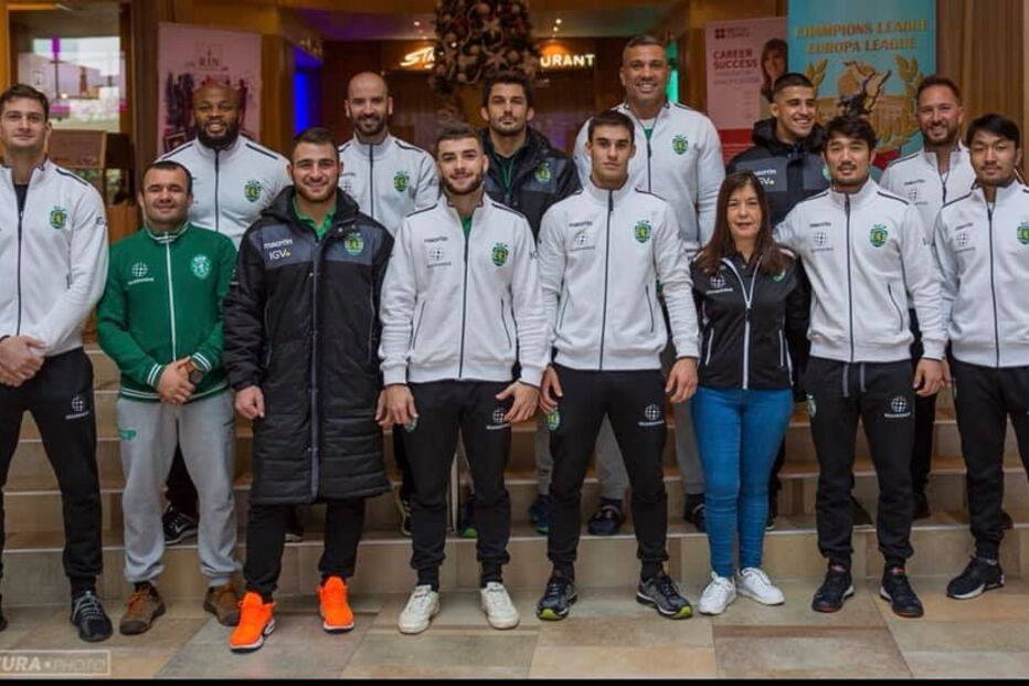 Equipa sportinguista de Judo