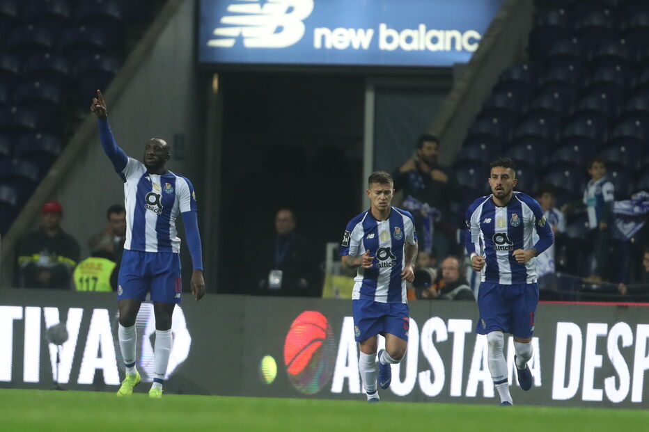 Marega celebra o golo do empate 