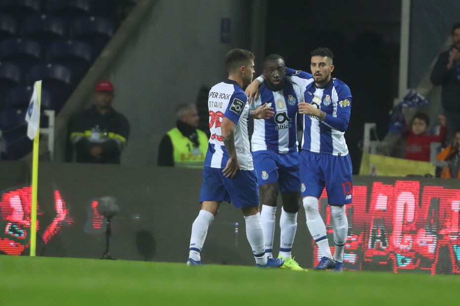 Marega celebra o golo do empate 