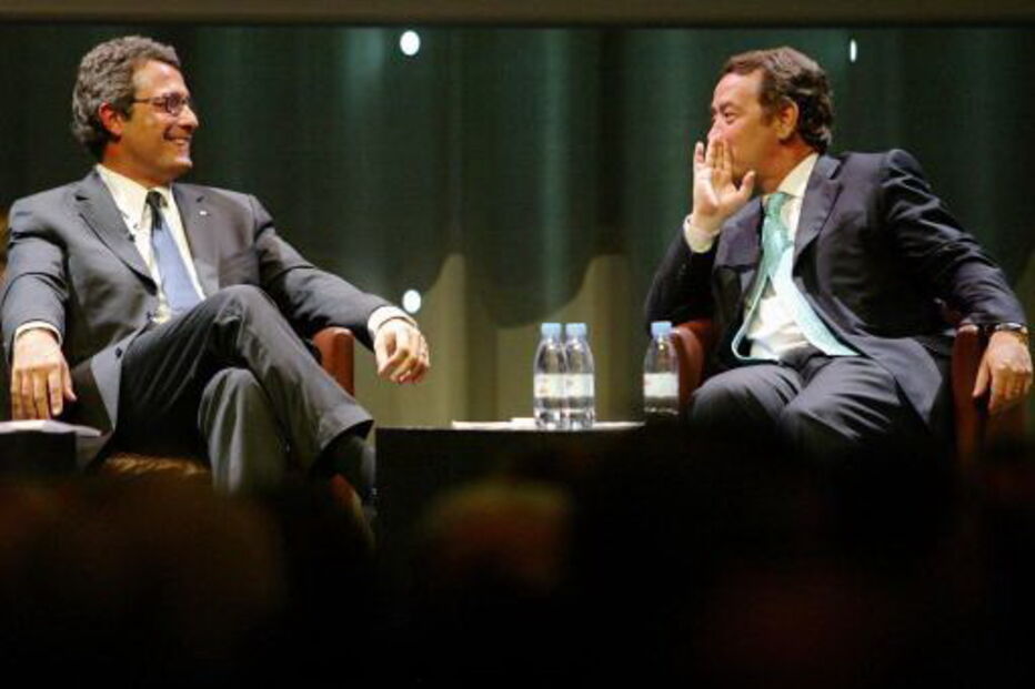 António Mexia com Manuel Pinho, em 2006