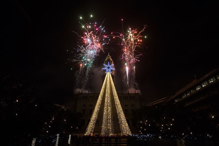 Luzes de Natal no Porto