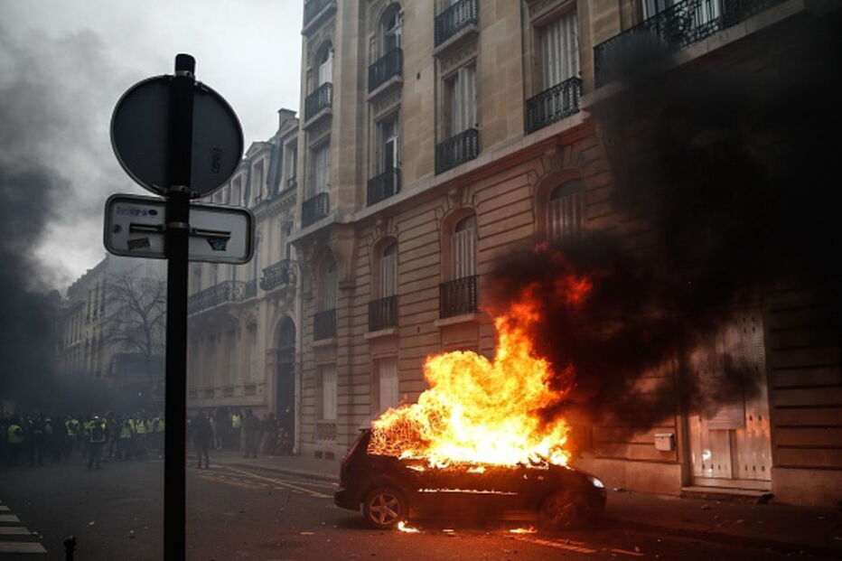 Prostestos em França