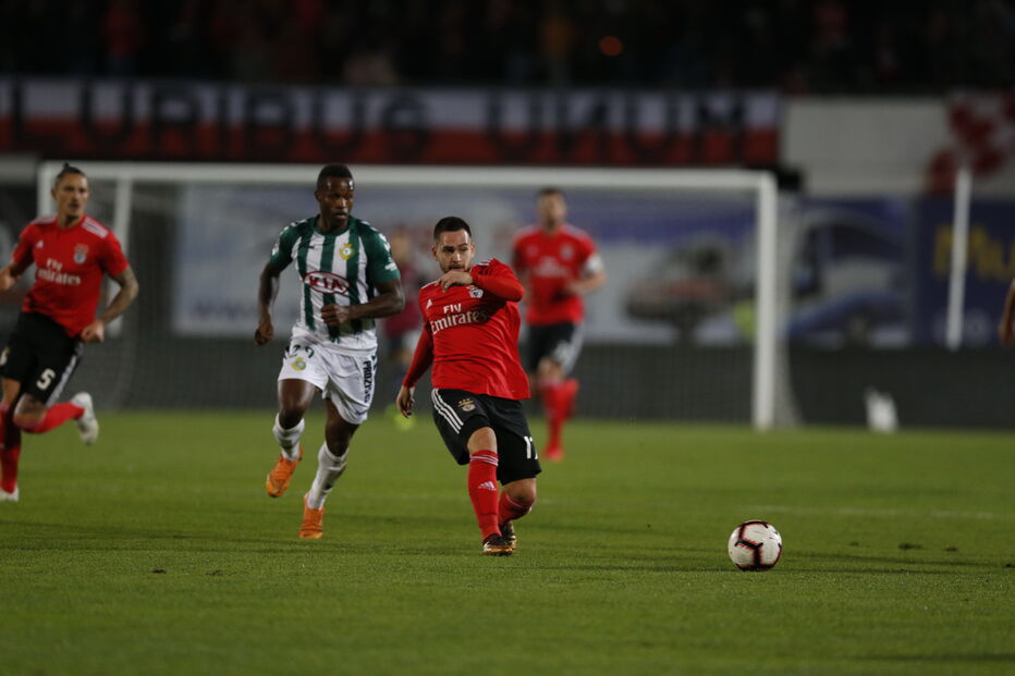 Benfica joga contra o Vitória de Setúbal no Estádio do Bonfim	