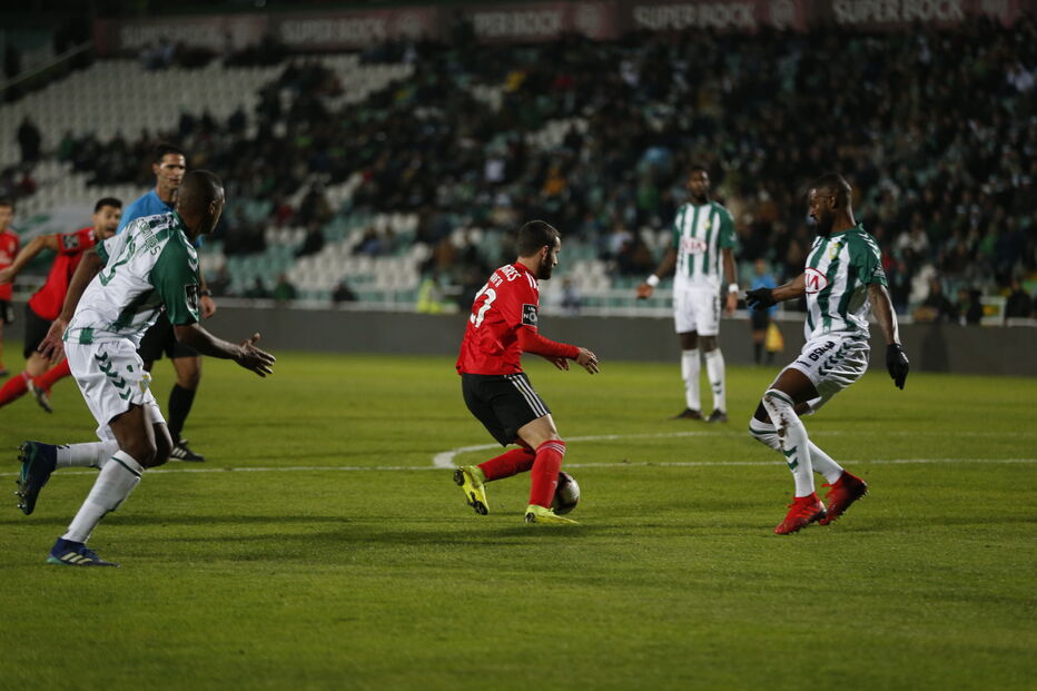 Benfica joga contra o Vitória de Setúbal no Estádio do Bonfim	