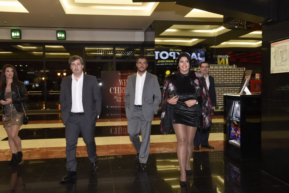 Bruno de Carvalho em festa com Inês Simões