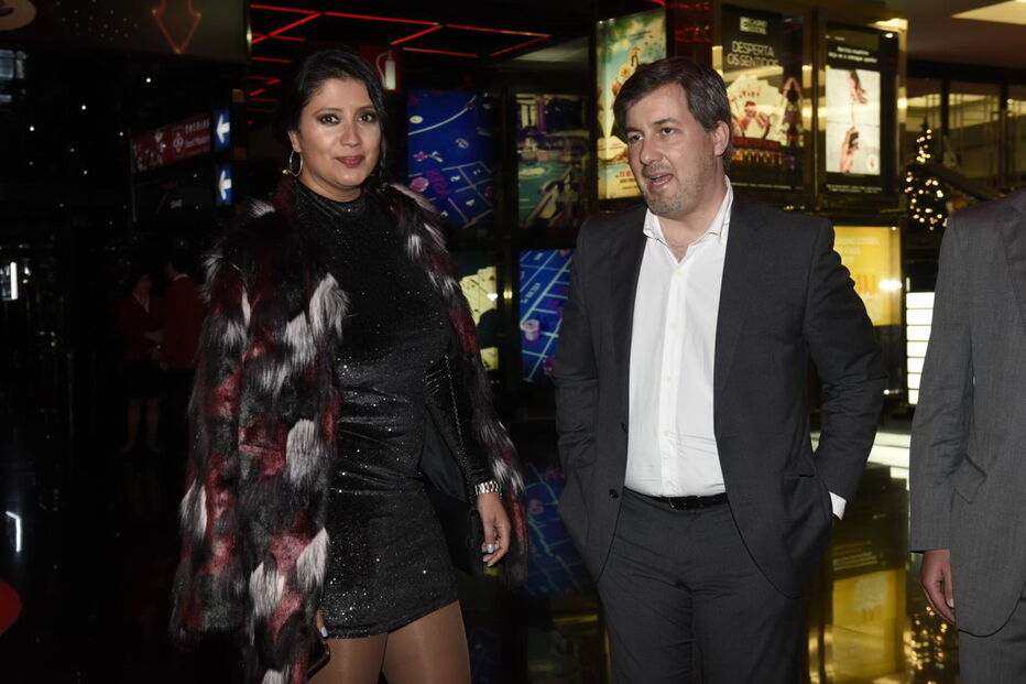 Bruno de Carvalho em festa com Inês Simões