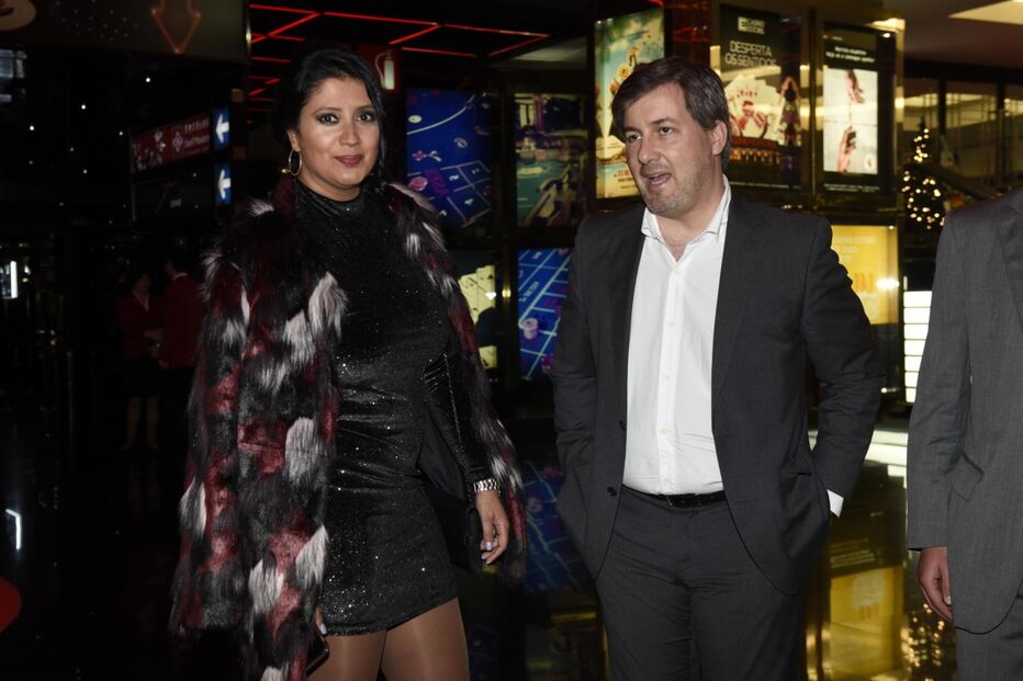 Bruno de Carvalho em festa com Inês Simões