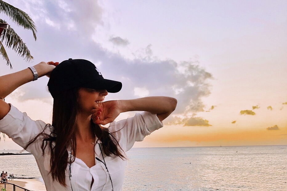 Catarina Gouveia no Havai