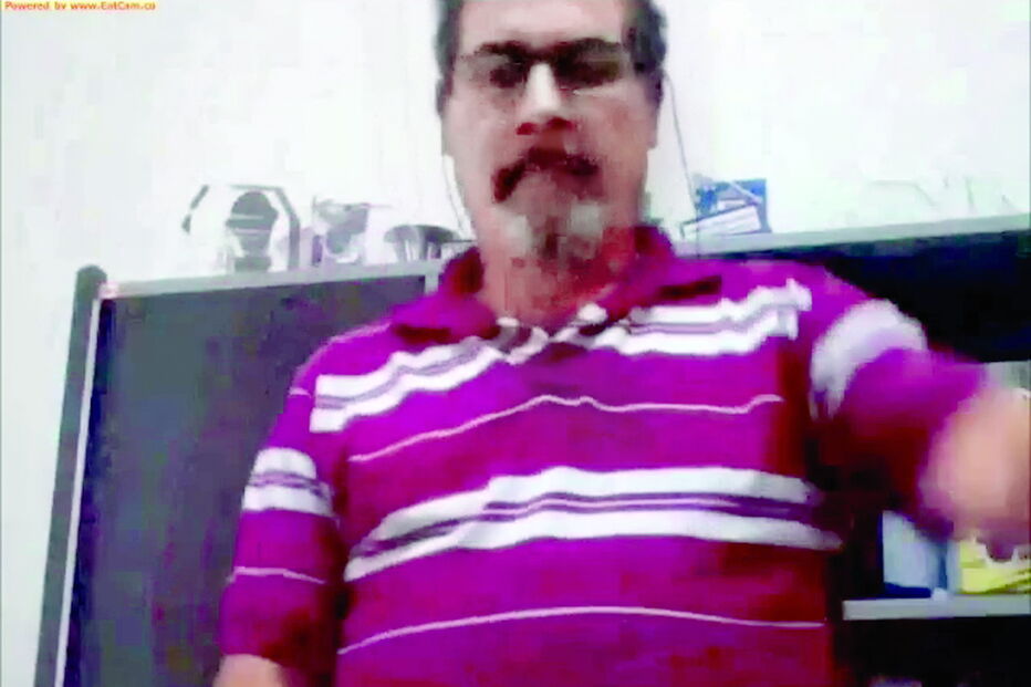 Imagem do vídeo divulgado nas redes sociais 