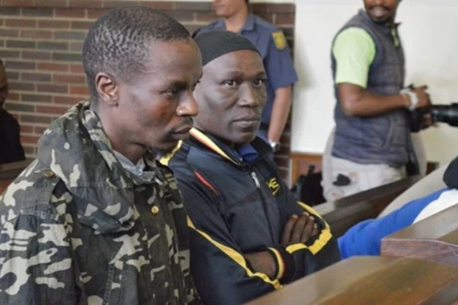Nino Mbatha e Lungisani Magubane foram condenados por homicídio e canibalismo na África do Sul
