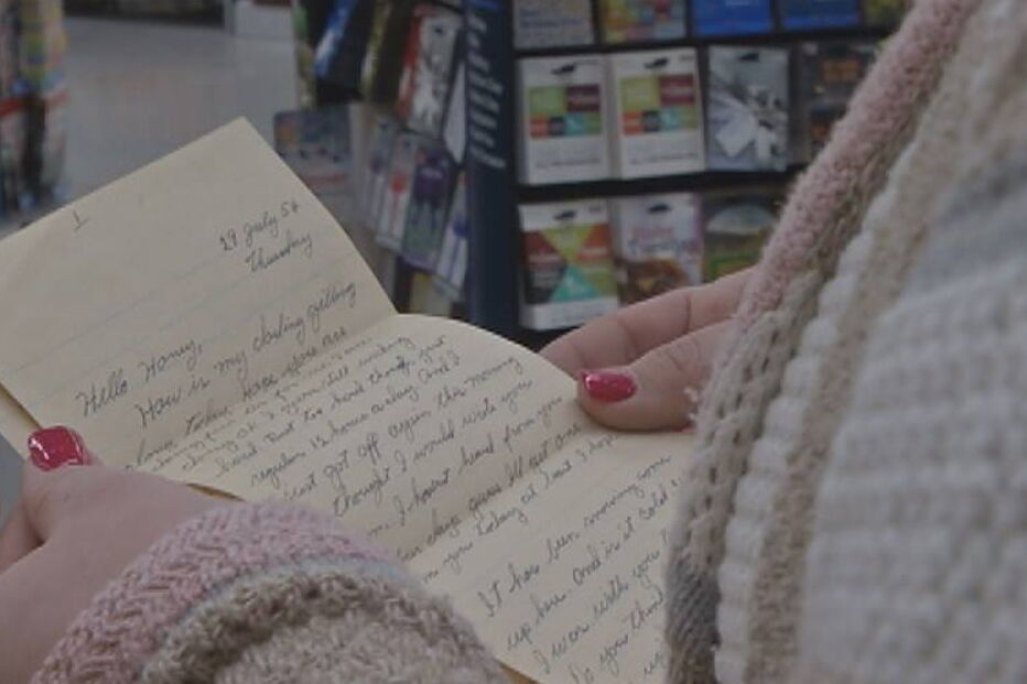 Carta de amor com 64 anos encontrada em supermercado nos EUA