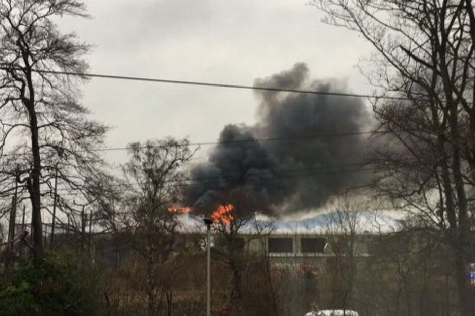 Fogo no Jardim Zoológico de Chester, em Inglaterra