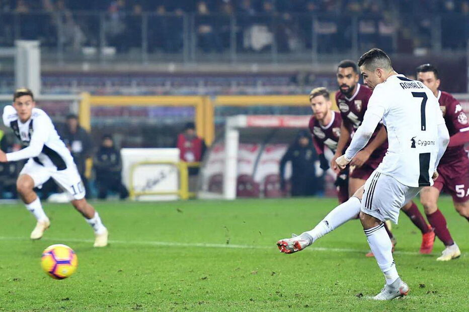 Cristiano Ronaldo é o futebolista que participou em mais golos na Serie A