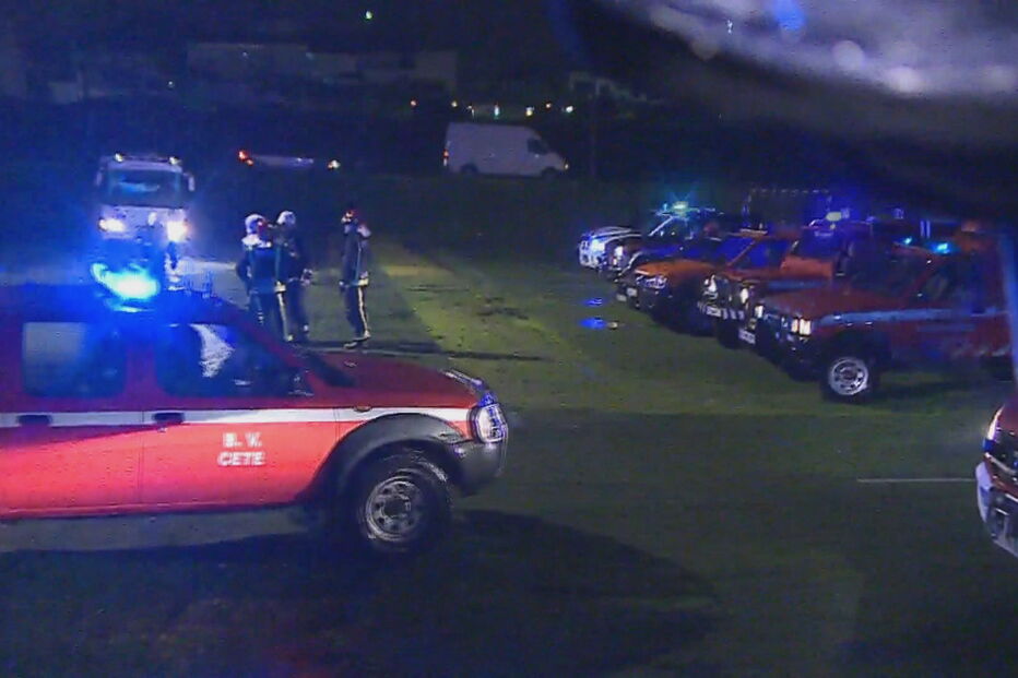 Helicóptero do INEM cai em Valongo