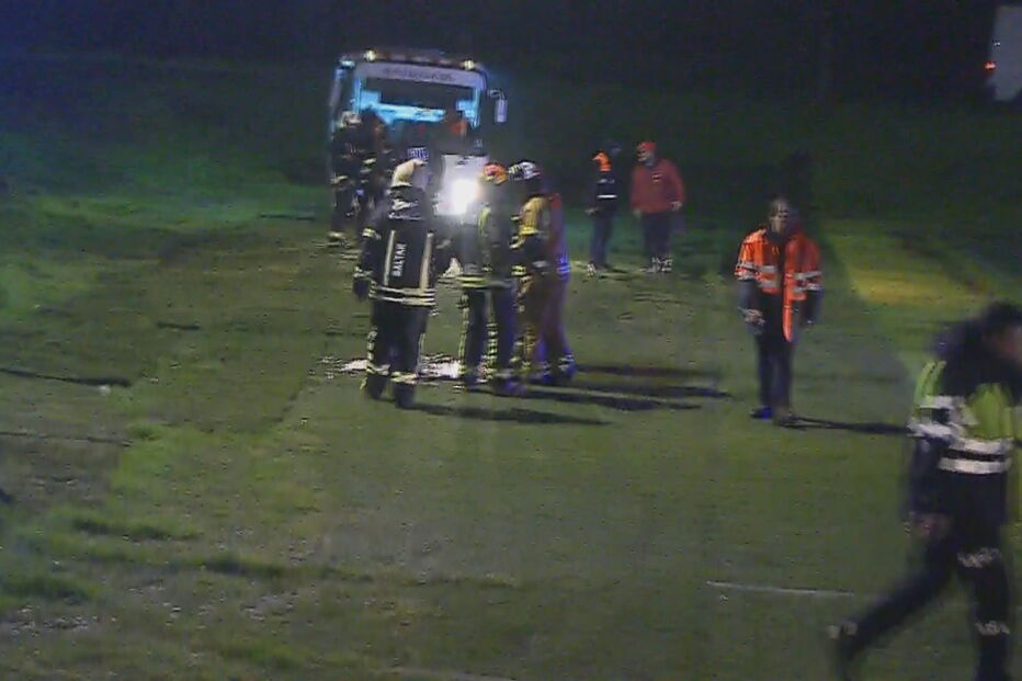 Helicóptero do INEM cai em Valongo