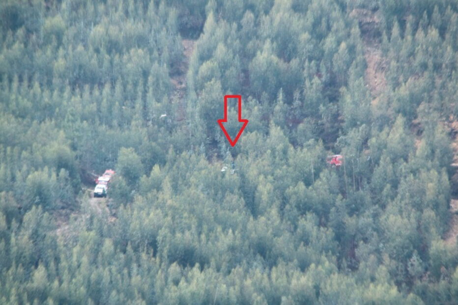 Local onde caiu helicóptero do INEM, em Valongo