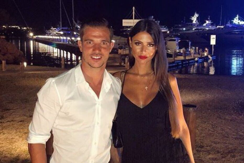 Cédric Soares e Filipa Brandão