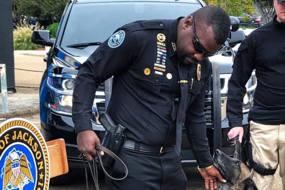 Os novos cães da polícia de Mississipi