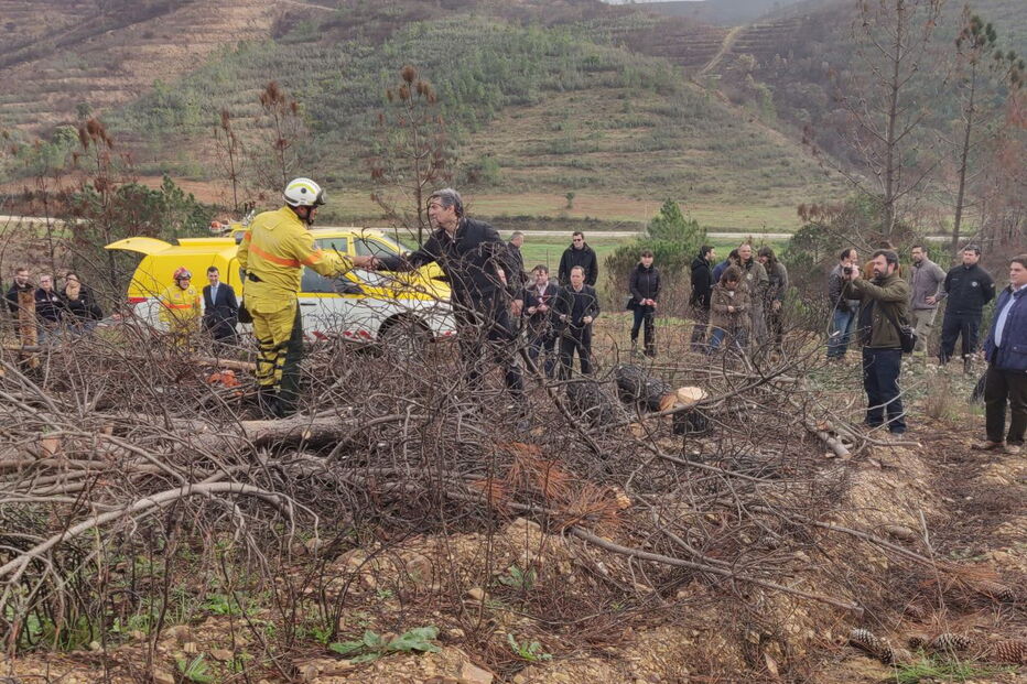 Trabalhos de estabilização de terrenos começaram ontem a ser feitos na área da Herdade da Talhadinha, em Silves  