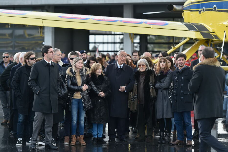 O último adeus ao piloto que morreu na queda do héli do INEM
