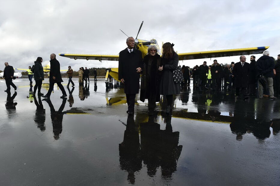 Marcelo assistiu a homenagem e missa do comandante do helicóptero