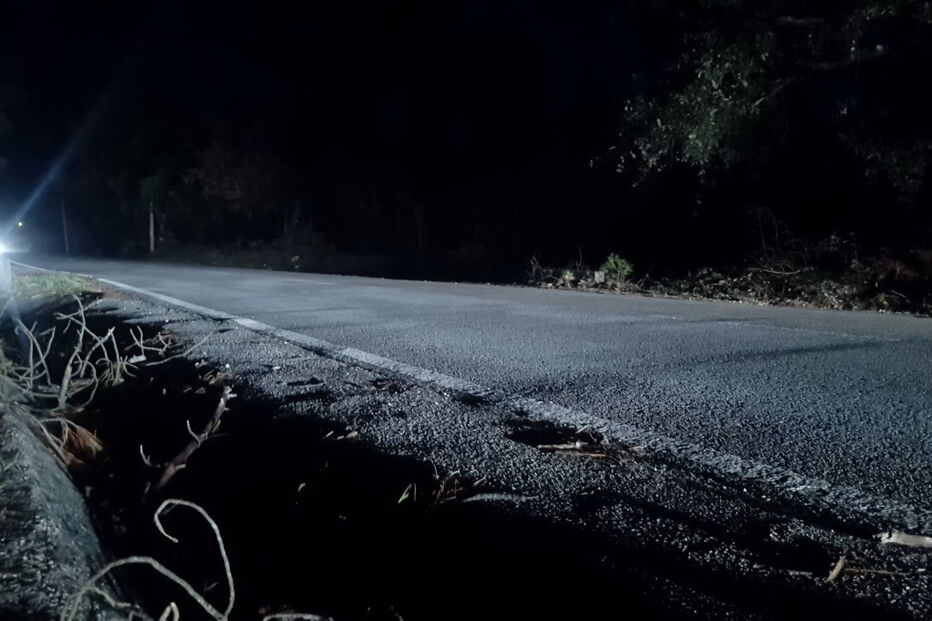 Local onde João Augusto Pinto morreu atropelado quando andava de bicicleta