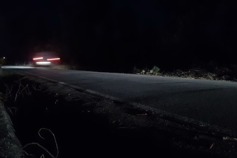 Local onde João Augusto Pinto morreu atropelado quando andava de bicicleta