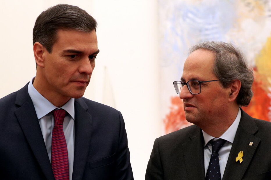 Pedro Sánchez e Quim Torra reuniram-se para falar do futuro próximo da Catalunha